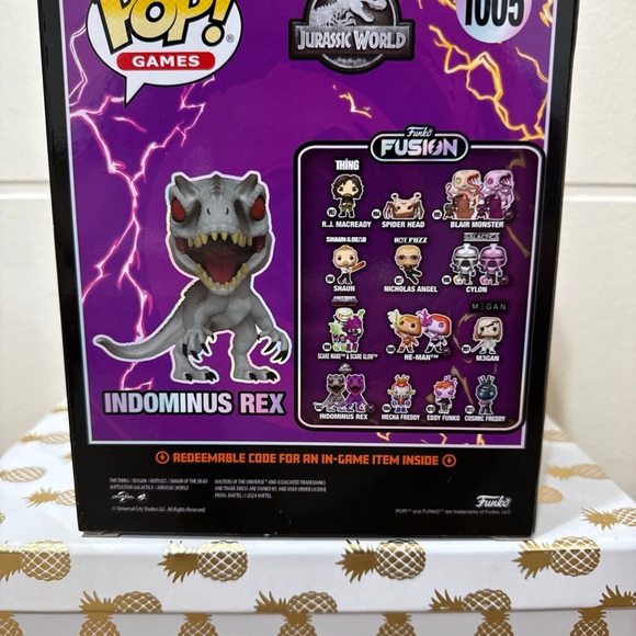 Funko Pop! Funko Fusion! Games Indominus Rex- #1005 Jurassic World Vinyl Figure - Picture 3 of 3